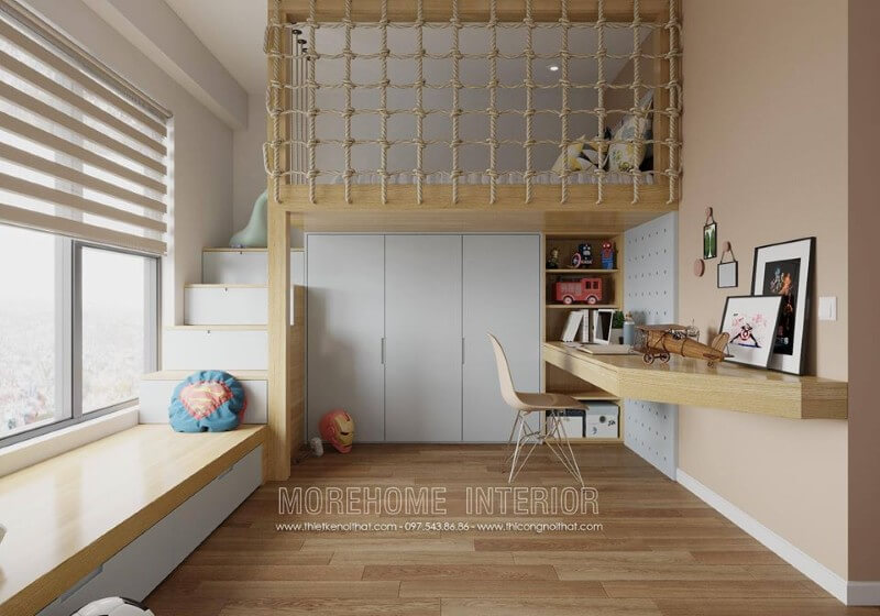 Nội thất phòng ngủ cho bé thiết kế sáng tạo