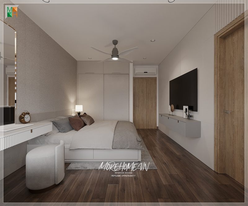 Mẫu thiết kế phòng ngủ chung cư sang trọng, ấn tượng bạn nên tham khảo và cân nhắc cho không gian sống của gia đình.