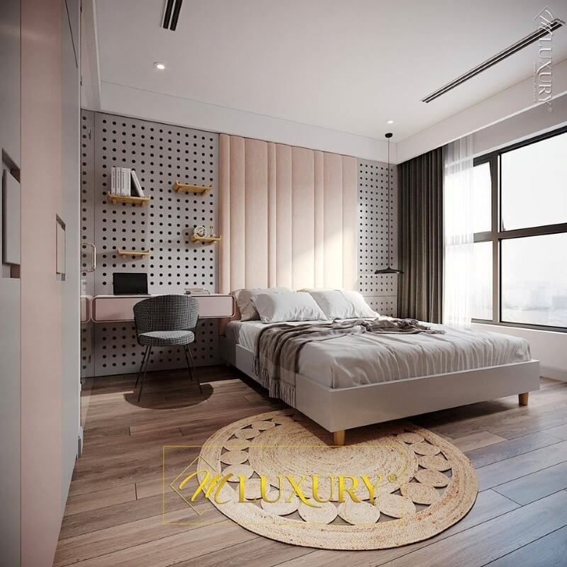 Thiết kế nội thất giường ngủ theo phong cách hiện đại cho các biệt thự.